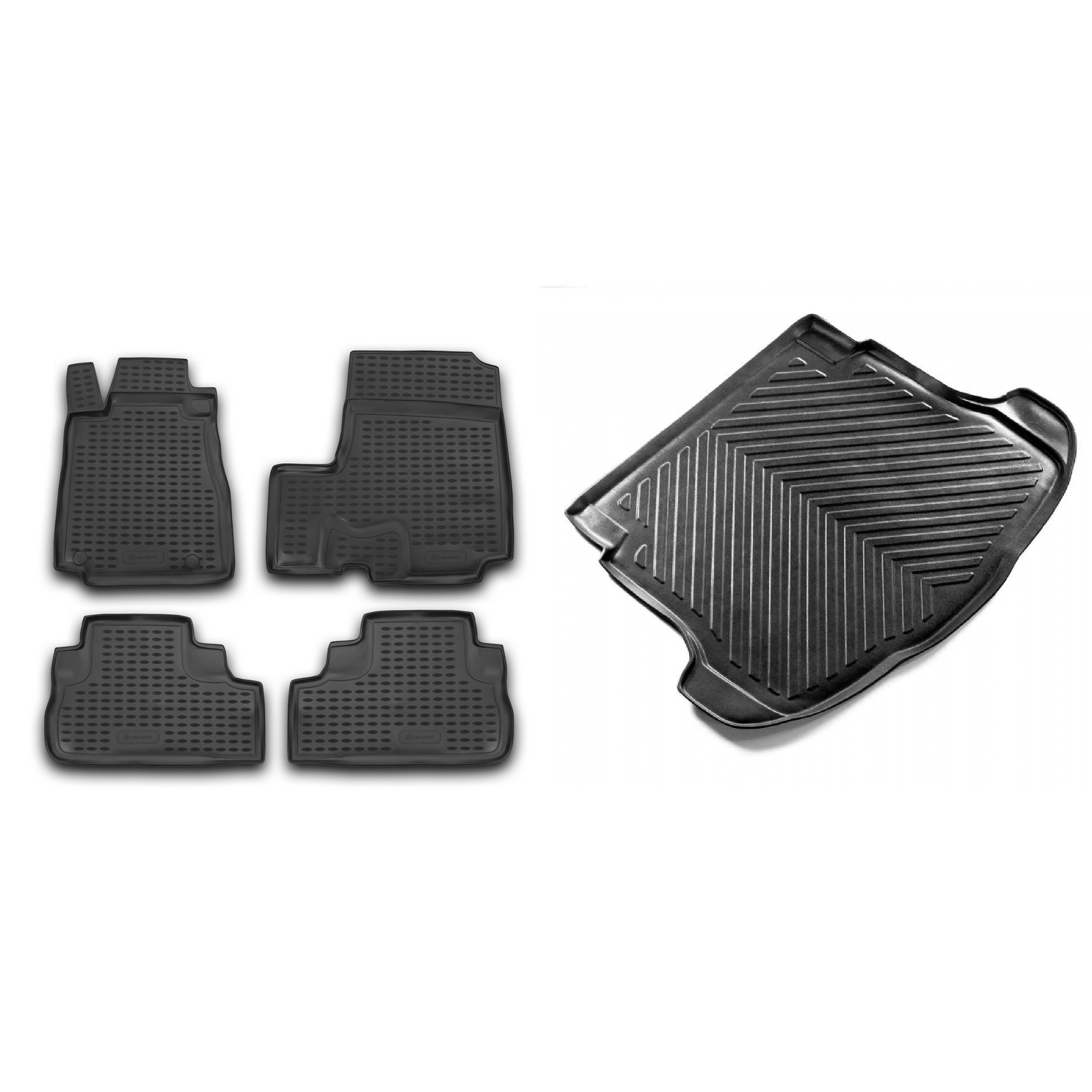   Novline HONDA CRV 2007 2012 Arası 3D Havuzlu Paspas Bagaj Havuzu Set