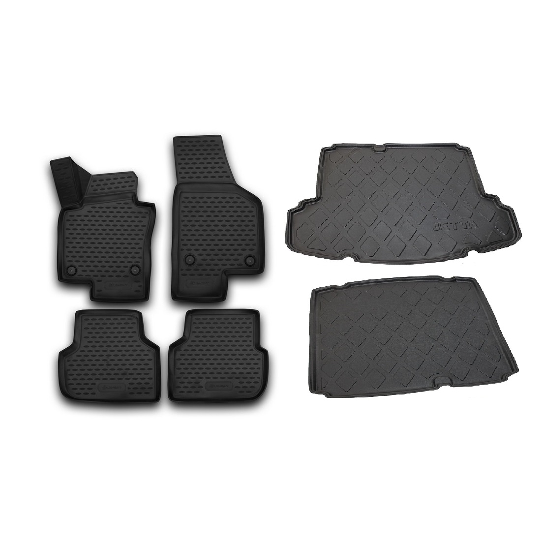 VOLKSWAGEN Jetta 2011Sonrası 3D Havuzlu Paspas Bagaj Havuzu Set